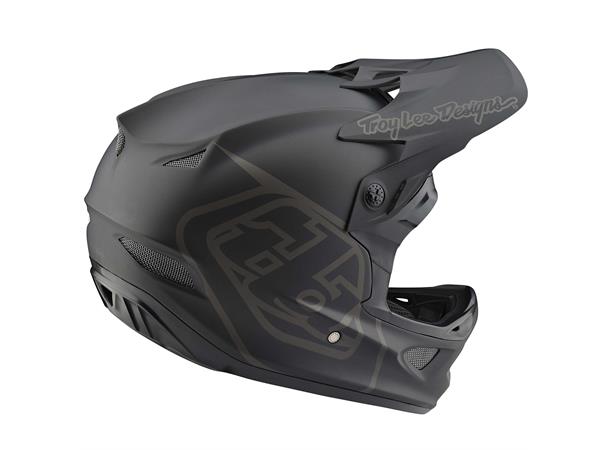 Troy Lee Designs D3 Fiberlite Helmet Mono Black