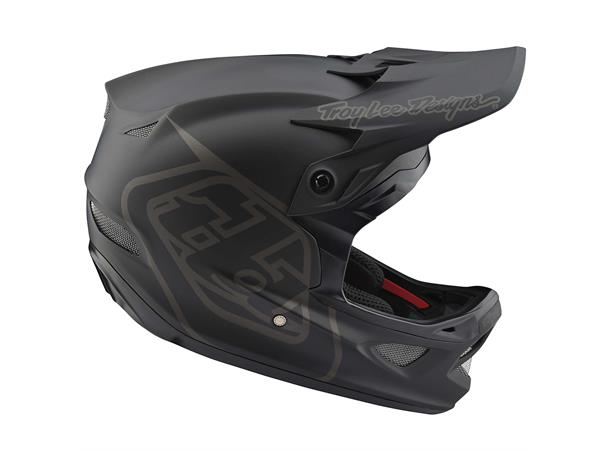 Troy Lee Designs D3 Fiberlite Helmet Mono Black