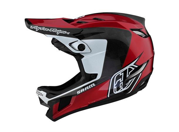 Troy Lee Designs D4 Carbon Helmet Corsa Sram Red, str. L