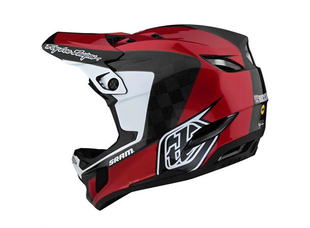 Troy Lee Designs D4 Carbon Helmet Corsa Sram Red, str. L