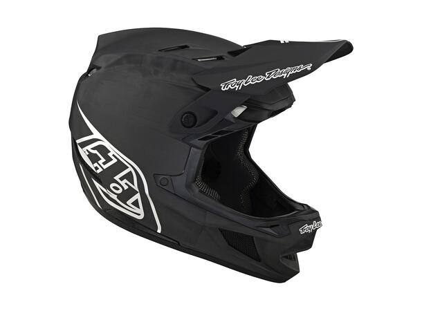 Troy Lee Designs D4 Carbon Helmet MD Stealth Black/Silver, MD