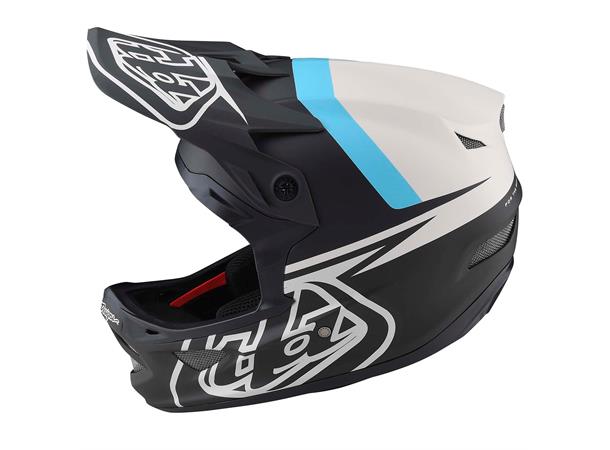 Troy Lee Designs D3 Fiberlite Helmet Slant Green