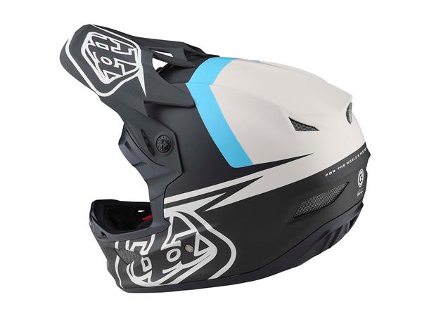 Troy Lee Designs D3 Fiberlite Helmet Slant Green