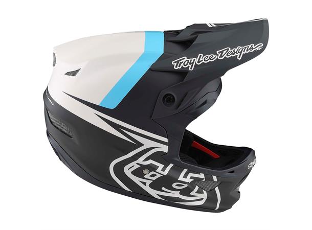 Troy Lee Designs D3 Fiberlite Helmet Slant Green