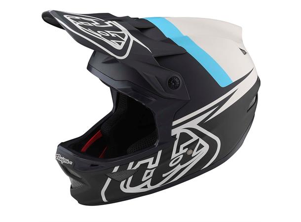 Troy Lee Designs D3 Fiberlite Helmet Slant Green