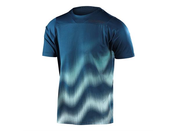 Troy Lee Designs Skyline SS Jersey Wave Jungle Green