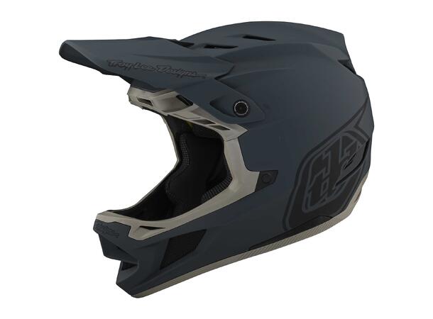 Troy Lee Designs D4 Compos. MIPS Helmet Stealth/Gray