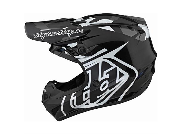 Troy Lee Designs GP Helmet Overload Camo Black/Gray