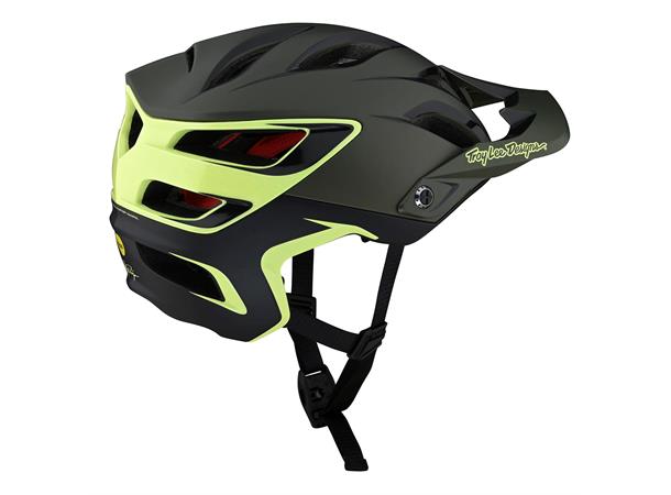 TLD A3 MIPS Helmet Uno Glass Green
