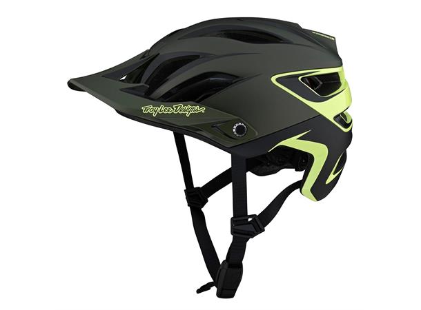 TLD A3 MIPS Helmet Uno Glass Green