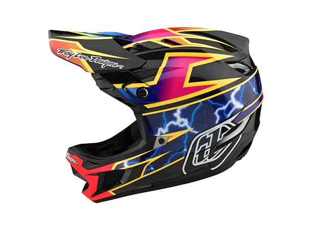 Troy Lee Designs D4 Carbon Helmet Lightning Black