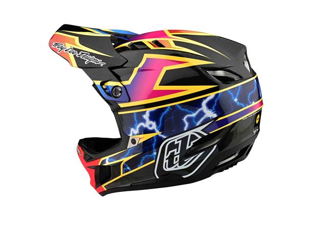 Troy Lee Designs D4 Carbon Helmet Lightning Black