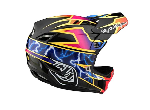 Troy Lee Designs D4 Carbon Helmet Lightning Black