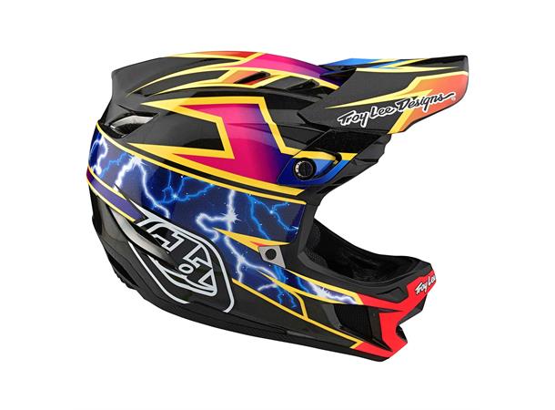 Troy Lee Designs D4 Carbon Helmet Lightning Black