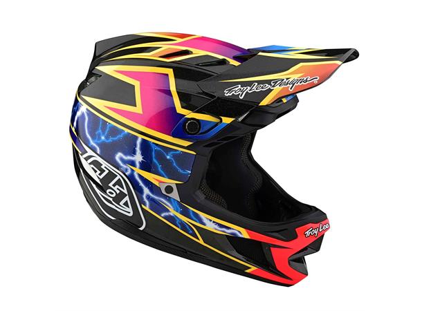 Troy Lee Designs D4 Carbon Helmet Lightning Black