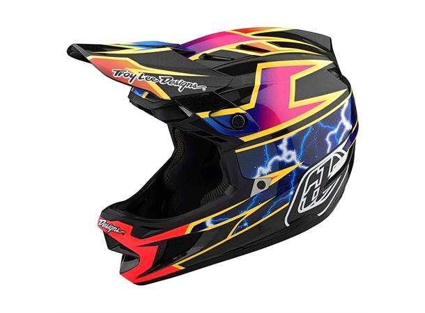 Troy Lee Designs D4 Carbon Helmet Lightning Black