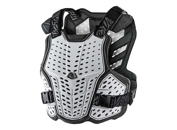 Troy Lee Designs Youth Rockfight, White Chest Protector, One Size (122-145cm)