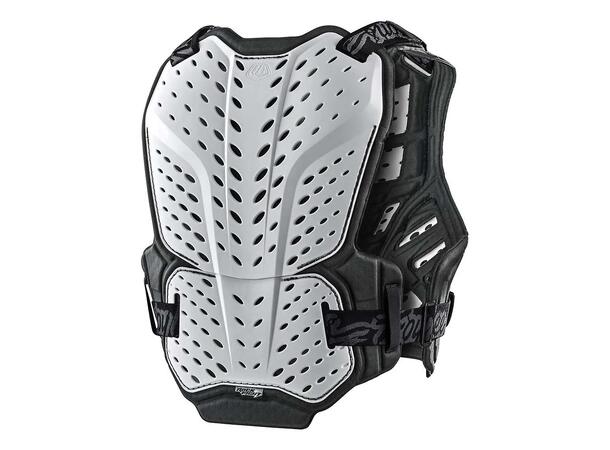 Troy Lee Designs Youth Rockfight, White Chest Protector, One Size (122-145cm)
