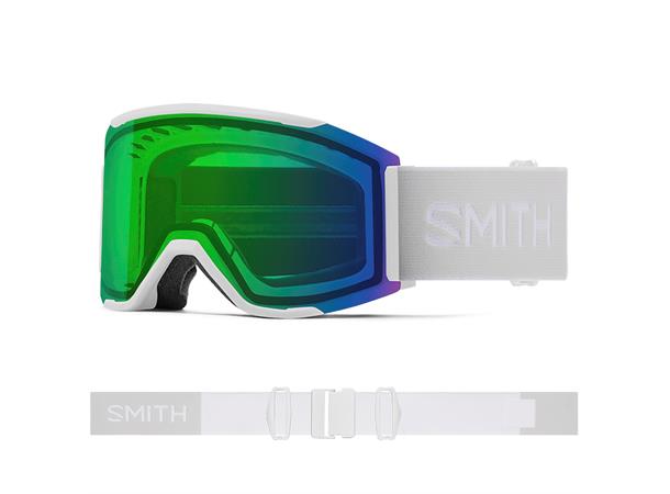 Smith Squad MAG White Vapor Everyday Green Mirror Chromapop