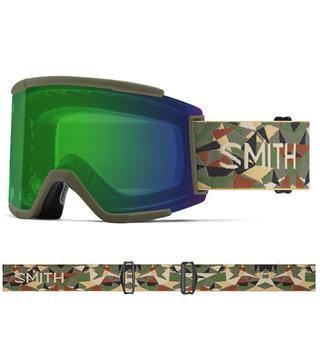 Smith Squad XL Alder Geo Camo Everyday Green Mirror Chromapop