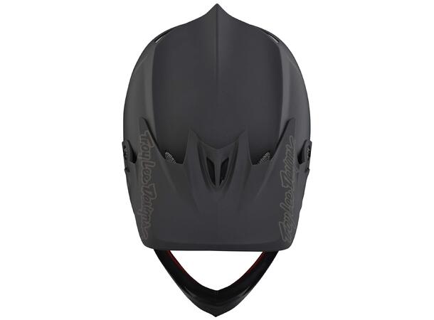 Troy Lee Designs D3 Fiberlite Helmet LG Mono Black, LG