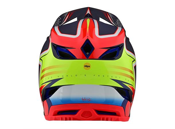 Troy Lee Designs D4 Carbon Helmet Lines Black / Red