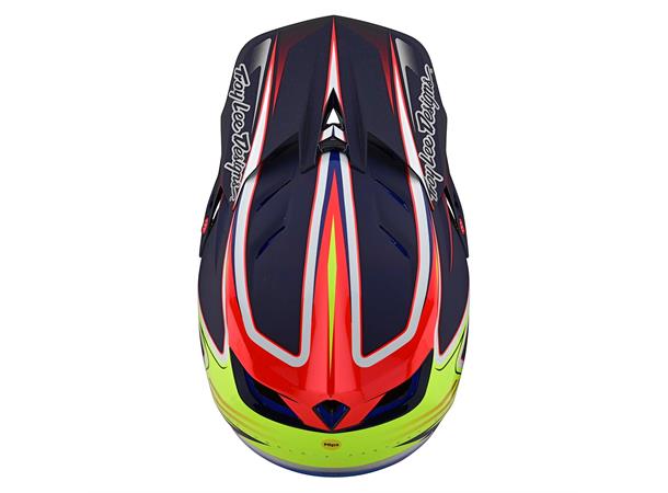 Troy Lee Designs D4 Carbon Helmet Lines Black / Red