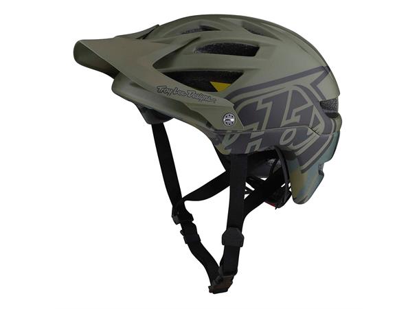 Troy Lee Designs Youth A1 MIPS Helmet Camo Army, One Size