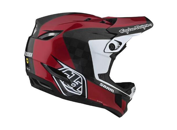 Troy Lee Designs D4 Carbon Helmet Corsa Sram Red, str. XL
