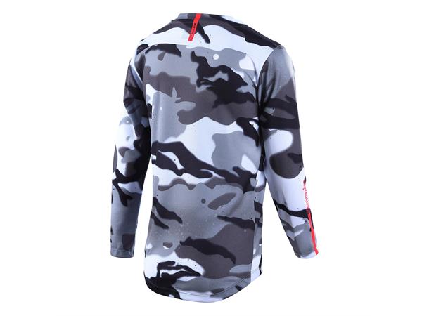 TLD Flowline LS Jersey Youth Spray Camo White