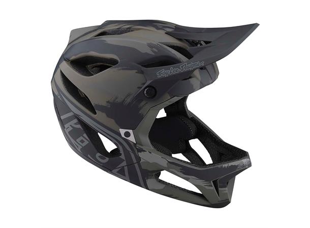 Troy Lee Designs Stage MIPS Helmet Brush Camo Military