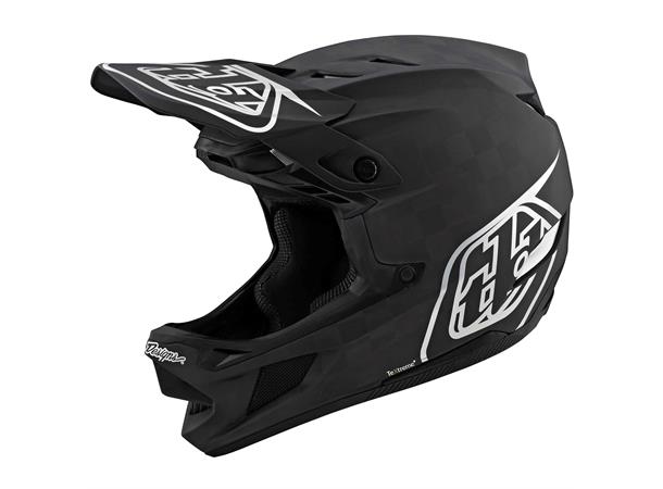 Troy Lee Designs D4 Carbon Helmet Stealth Black/Silver