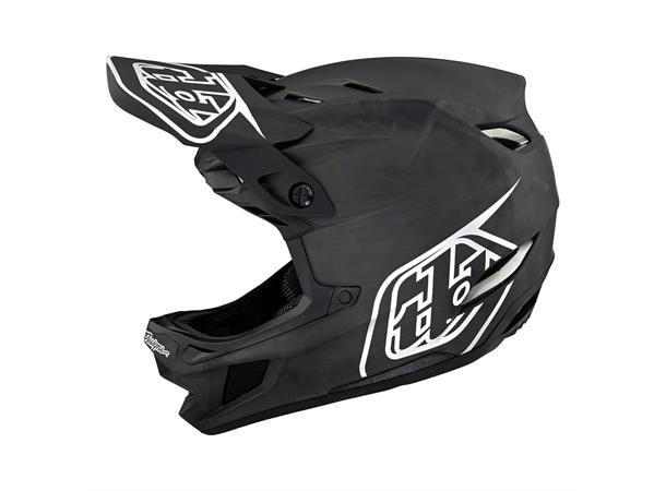 Troy Lee Designs D4 Carbon Helmet Stealth Black/Silver