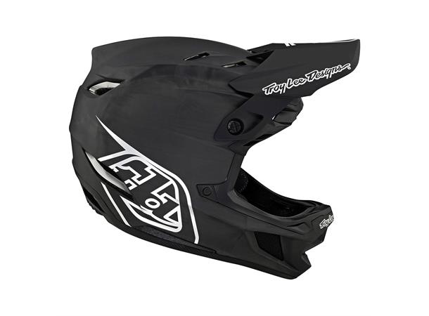 Troy Lee Designs D4 Carbon Helmet Stealth Black/Silver