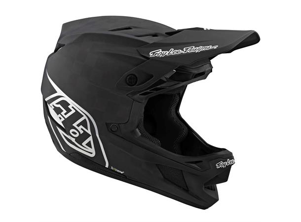Troy Lee Designs D4 Carbon Helmet Stealth Black/Silver
