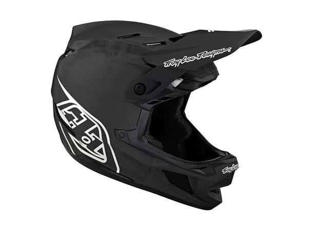 Troy Lee Designs D4 Carbon Helmet Stealth Black/Silver