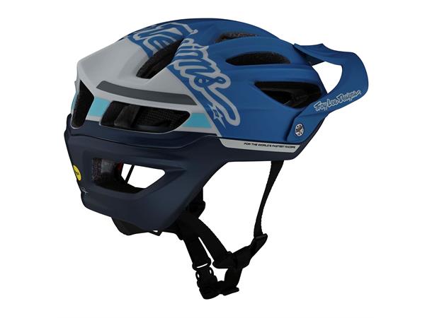 Troy Lee Designs A2 MIPS Helmet Silhouette Blue