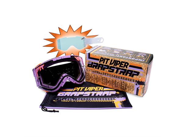 Pit Viper Brapstrap The High Speed Offroad, Clear lens included