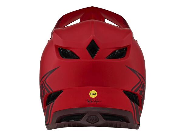 Troy Lee Designs D4 Compos. MIPS Helmet Stealth Red