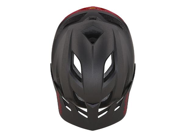 Troy Lee Designs Flowline SE MIPS Helmet Radian Charcoal / Red