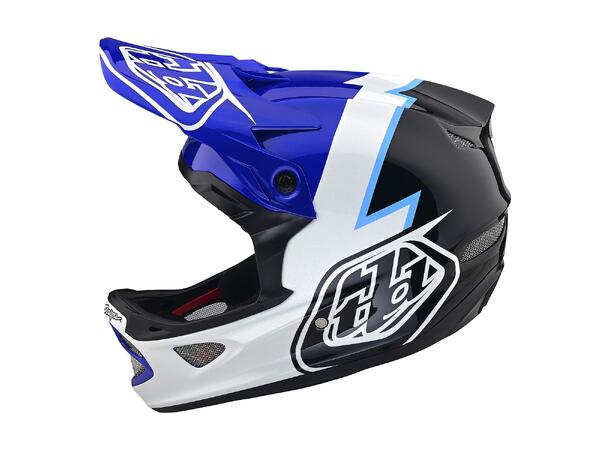 Troy Lee Designs D3 Fiberlite Helmet Volt Blue