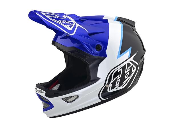 Troy Lee Designs D3 Fiberlite Helmet Volt Blue