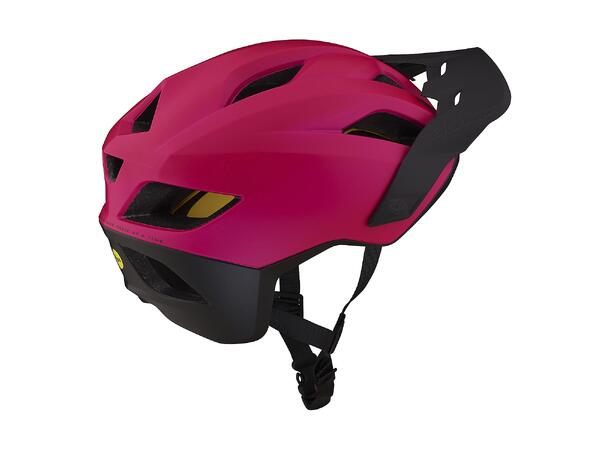 Troy Lee Designs Youth Flowline Helmet MIPS Orbit Magenta/Black, One Size