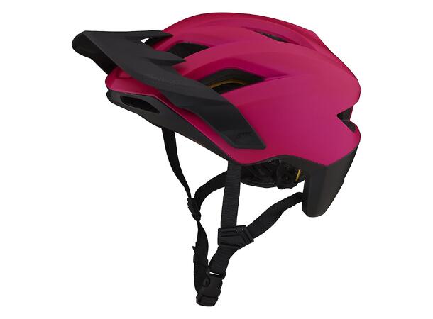 Troy Lee Designs Youth Flowline Helmet MIPS Orbit Magenta/Black, One Size