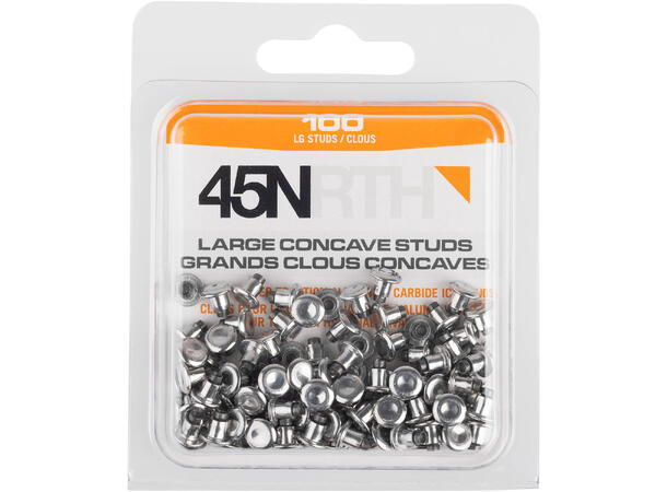 45NRTH Large Concave Studs 100 Pack 100 Pack