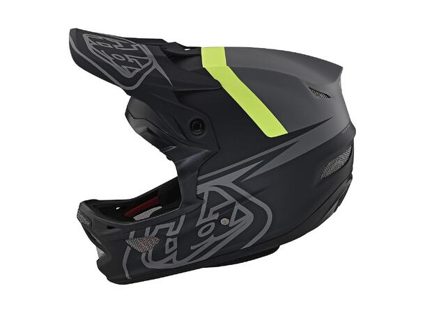 Troy Lee Designs D3 Fiberlite Helmet Slant Grey