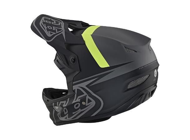 Troy Lee Designs D3 Fiberlite Helmet Slant Grey