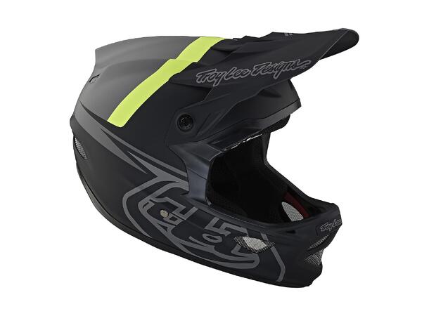 Troy Lee Designs D3 Fiberlite Helmet Slant Grey