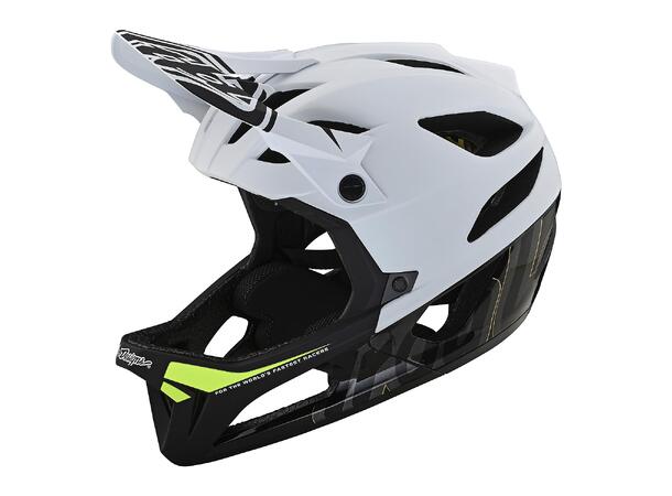 Troy Lee Designs Stage MIPS Helmet Signature White