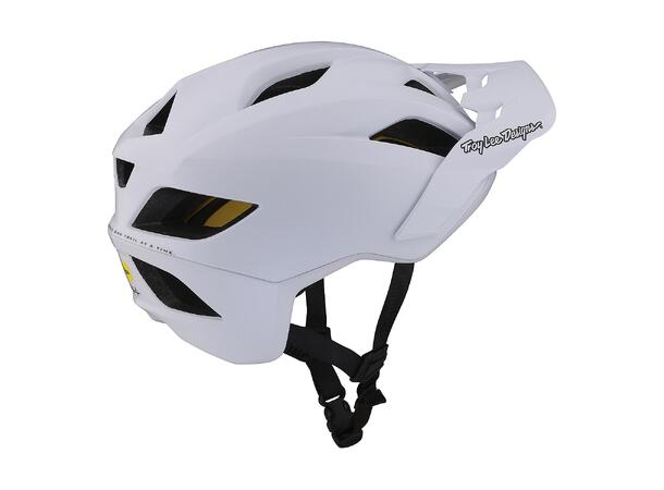 Troy Lee Designs Youth Flowline Helmet MIPS Orbit White, One Size